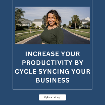 Increase Your Productivity By Cycle Syncing Your Business