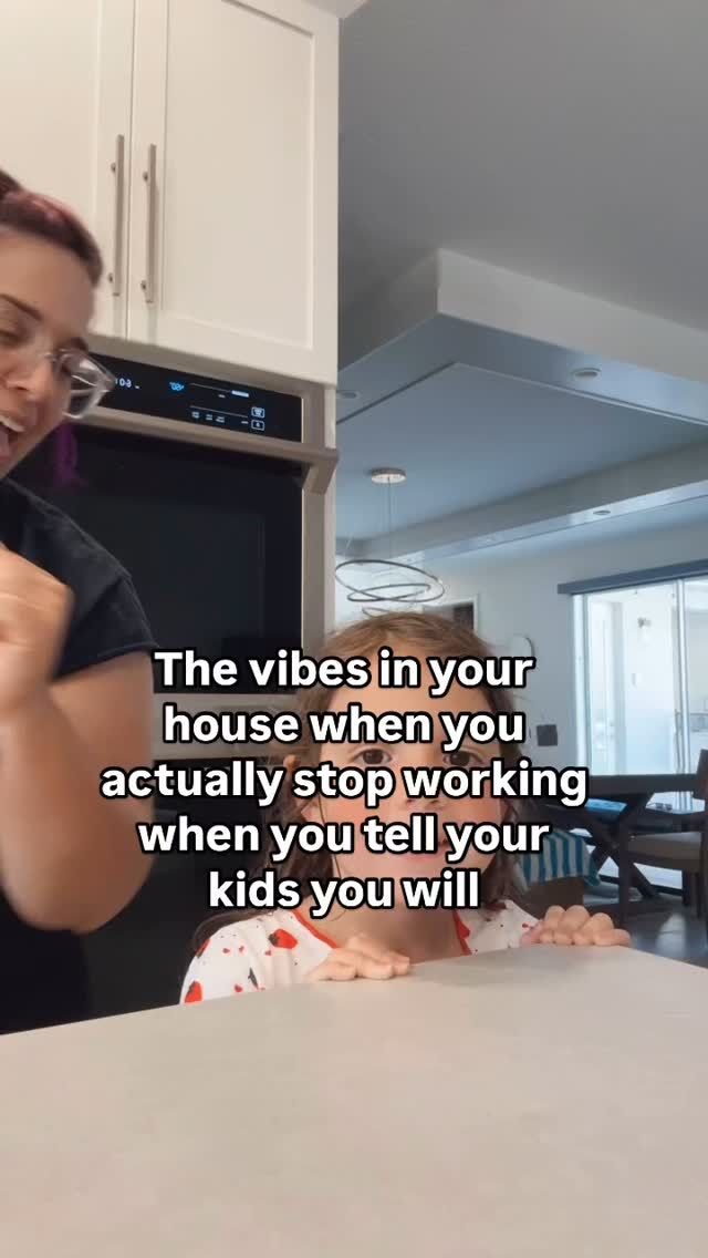 When 5 minutes turns to 15…to 30 and all of a sudden you don’t have time for the thing you promised your kids you’d do “in 5 minutes” 

😮‍💨 been there. 

Sometimes it just is what it is and you gotta get your stuff done 

But if it happens A LOT- it’s time to ask the question if your business is really serving you and your family the way you planned it to